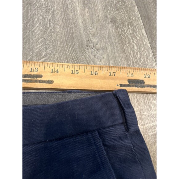 Brooks Brothers Pants Men Milano Fit Cotton Twill Navy Blue Strsight Slim 35x29 - Picture 6 of 7